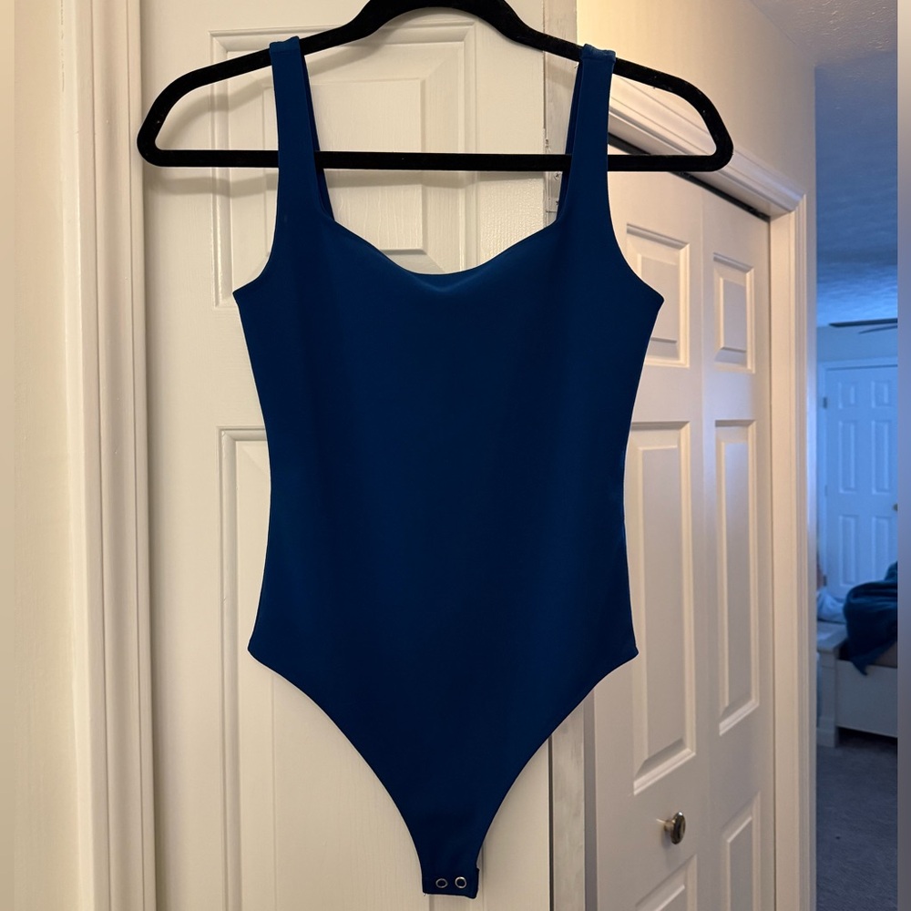Express royal blue bodysuit